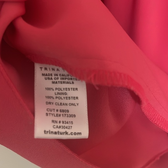 Trina Turk Pink Sleeveless Dress size 4 - Picture 4 of 4